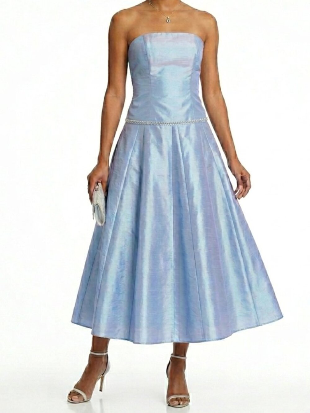 Alfred Angelo 2 Piece "Blue Frost" Taffeta Dress NEW Sz. 14